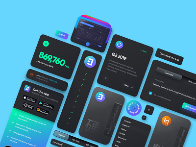 liquid coin landing ui kit desktop dark glassmorphism app banking button card cards coins components credit card crypto crypto design cryptocurrency download app dropdown elements field form list minimal selector ui kit