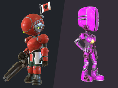 NFT 3D Bots Characters