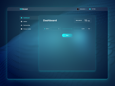 Cryptocurrency Dashboard Design blockchain blockchain ui crypto cryptocurrency cyberpunk dashboard ethereum ico interface scifi token web