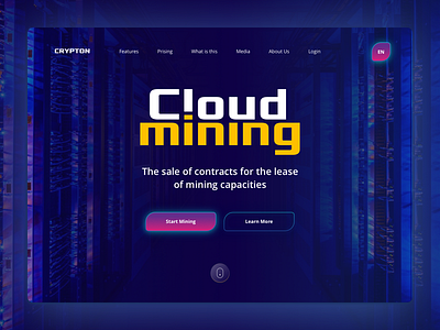 Cloud Mining Platform bitcoin blockchain cryptocurrency dashboard design ico interface product tokens ui ux web