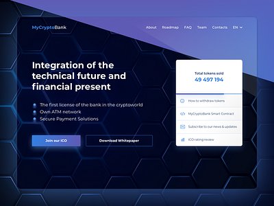 Crypto Bank Landing Page