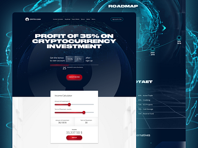 Crypto Investment Landing Page