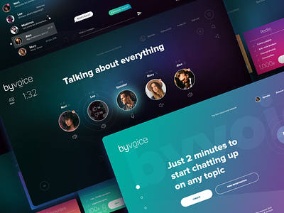 Voice Social Network Interface