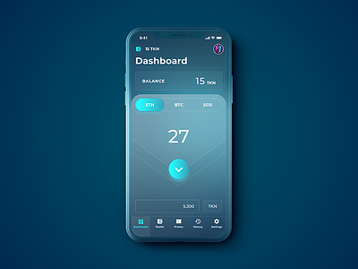 Cryptocurrency Dashboard Mobile App