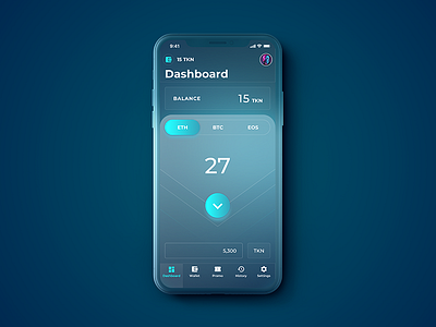 Cryptocurrency Dashboard Mobile App