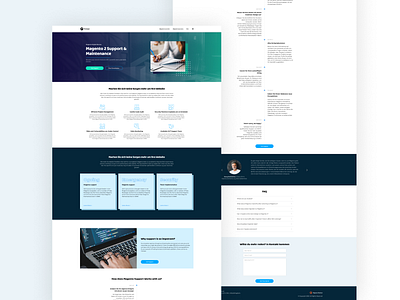 Magento Agency Landing Page