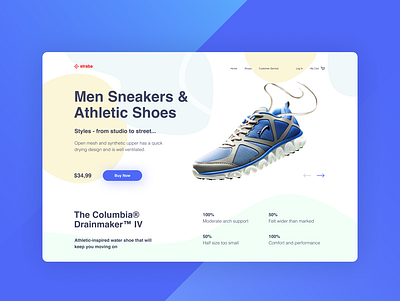 Men Shoes Store blue ecommerce fashion figma minimal product page store style ui ux webdesign website webstore