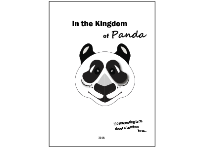 Panda art book children graphic illustration panda