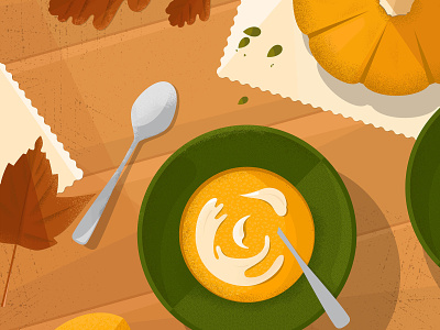 October autumn cooking design dinner food green harvest illustration orange pumpkin vector yummy
