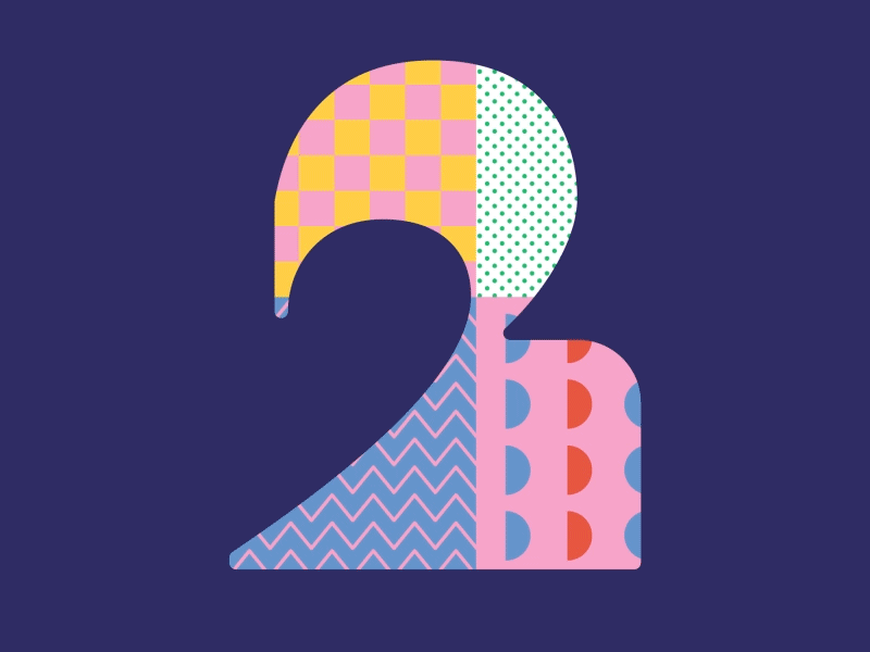 2 36 days of type 36days 2 36daysoftype05 after effects animated type lettering motion design motion graphics reverse contrast typeface type design