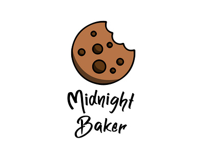 MidnightBaker brand identity branding design graphic design illustration illustrator logo minimalist vector