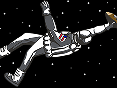 Zerogravity Obj astronaut catch football gravity obj space zerogravity