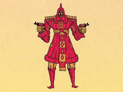 Folk red army man