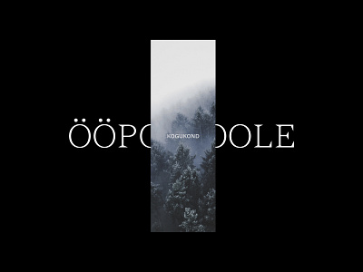 ÖÖPOOLE / NIGHTSIDE