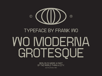 WO MODERNA DRIBBLE design font type typeface typogaphy