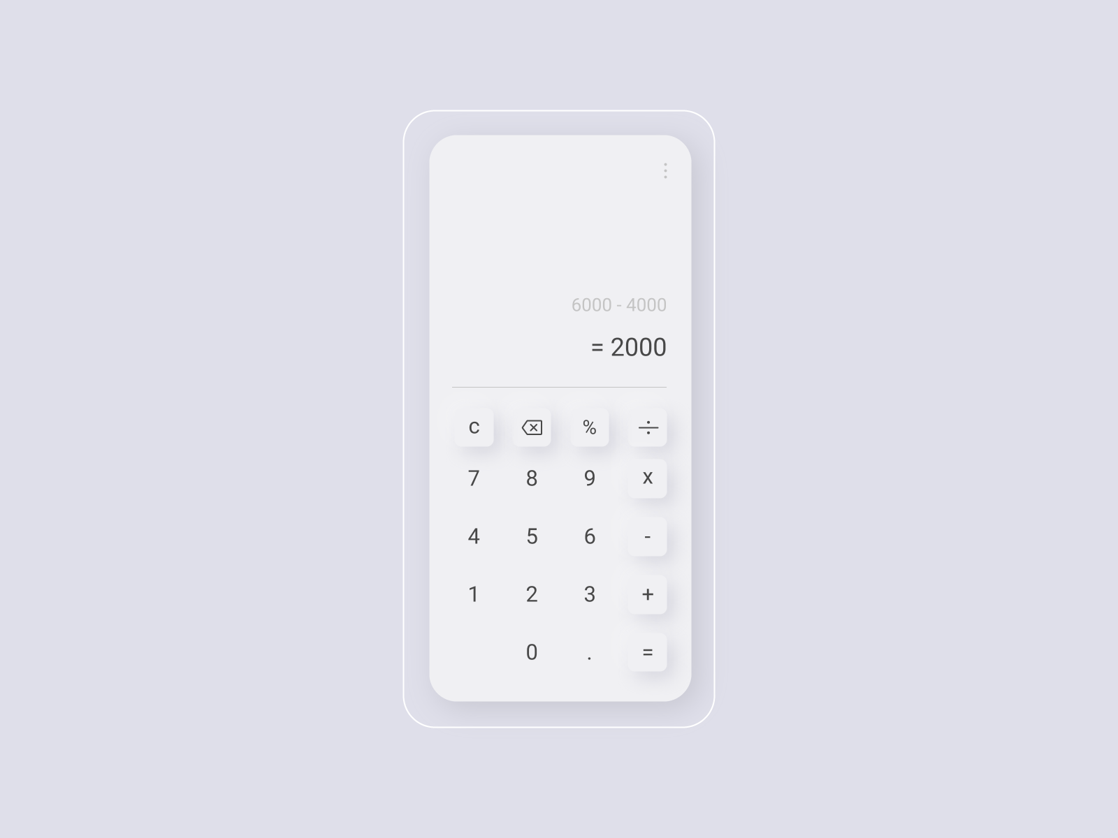 Calculator by Subha lakshmi on Dribbble