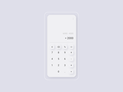 Calculator 100daysofui challenge colors dailyui design imaginary ui vector
