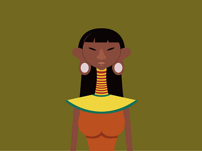 Tribal Women adobeillustrator characterbuilding illustration