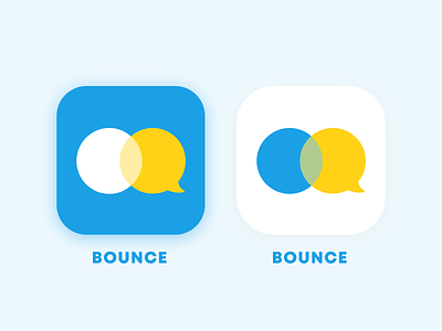 Bounce - App Icon app brand brand design brand identity bubble chat color daily005 dailyui design icon logo margot collavini ui