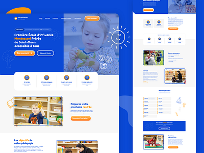 Montessori School - Landing Page