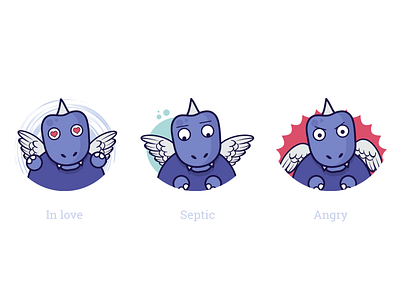 Dino-app Feelings Icons