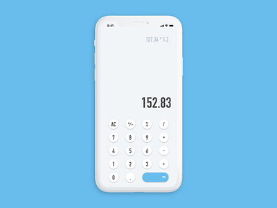 Daily UI 004: Calculator