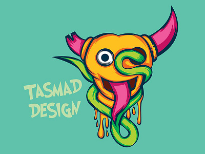 Monstrack abstrack art character color full color graphic design illustration masked monster popart poster wpap