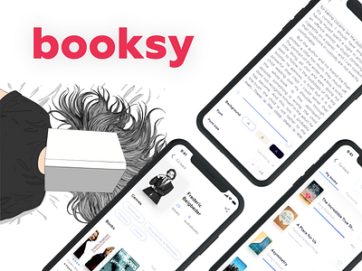 Booksy app app concept book books daily ui design ios reader reading ui ux