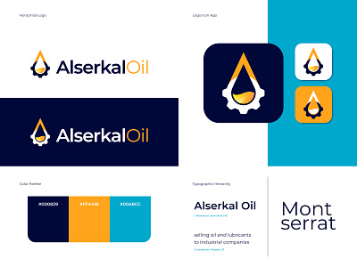 Alserkal Oil app branding clean design flat logo minimal ui ux web