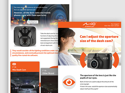 Mio Class newsletter, En. branding dashcam edm illustration infographic minimal newsletter ui