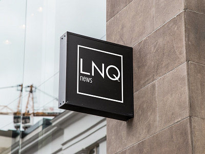 LNQ news Logotype sign