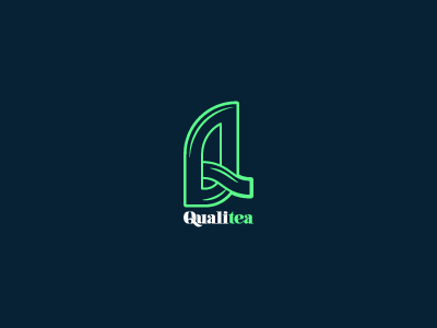 Qualitea logo milk tea tea