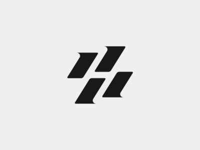 Hasty H fast haste logo shapes