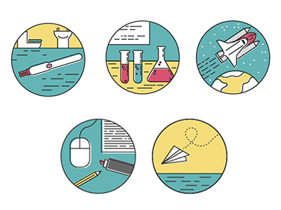 More About Us icons about us flat icons illustration vector