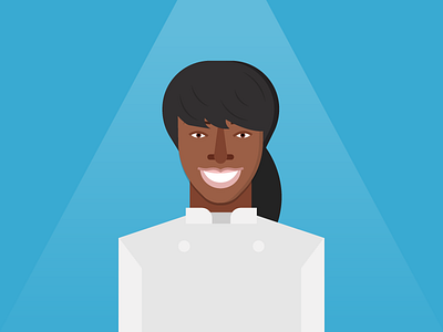 #thechefs - Lorraine Pascale baking character chef cook flat illustration lorraine pascale vector