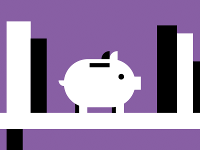 Piggy Bank design illustration pig