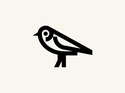 Plover bird branding design logo