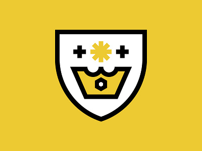 Crown & Shield crest crown emblem jewel shield