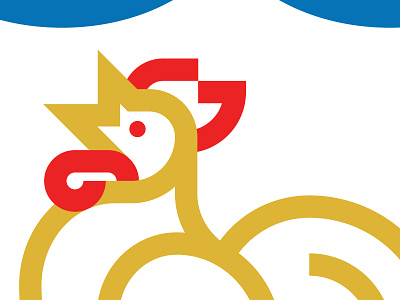 Gallic Rooster design football france gallic illustration rooster soccer