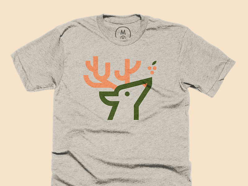Deer Shirt deer illustration nature print shirt