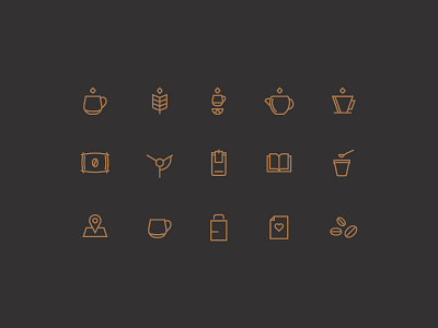 Starbucks Reserve Icons