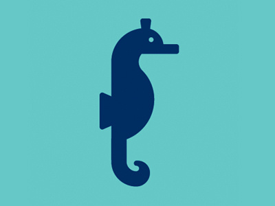 Seahorse design illustration seahorse