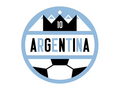 Argentina design illustration sticker