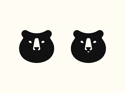 Bear bear branding design logo