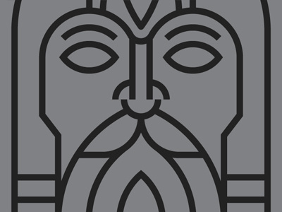 Argonath design illustration lord of the rings