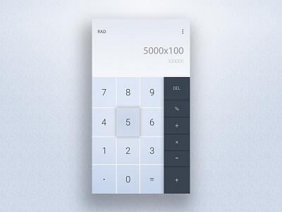 Daily UI #004 – Calculator 004 app appdesign calculator clean dailui dailyui dailyui004 elegant free freebies graphic simple ui design uidesign ux web design