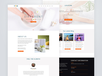 Spa Landing Page