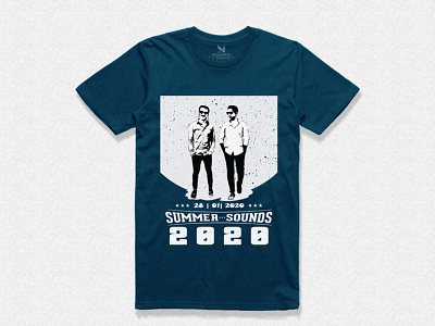 T-Shirt Design 2020 | Summer Sounds freebies t shirt design t shirt design 2020 t shirt illustration t shirt mockup