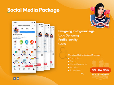 Social Media Package - French Blogger