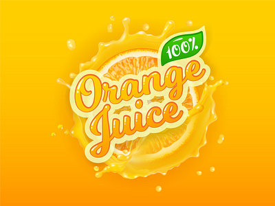 Orange Juice Lable ali.e.noghli illustration juice juice logo logo minimal natural oraganic orange orange juice orange logo vector